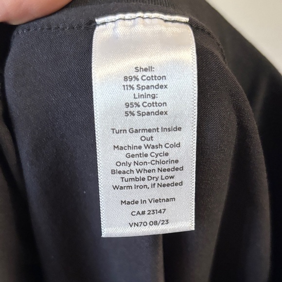 Talbots classic knit everyday Black Mini Skort sz M - Picture 9 of 9